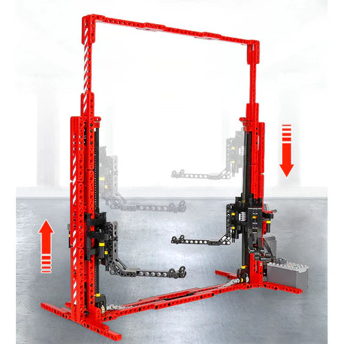 Pont Élévateur Électrique pour Voiture Échelle 1:8 I 536 pièces