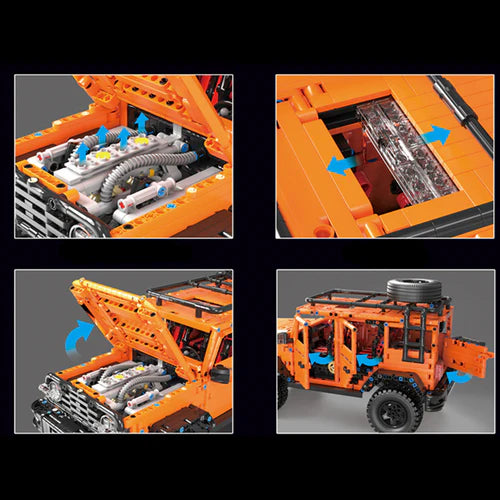 SUV Jaune Télécommandé 2859 pièces