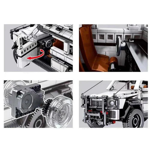 Véhicule Tout-Terrain à 6 Roues 858 pièces