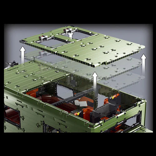 Unimog XXL Télécommandé à 6 Roues 6689 pièces