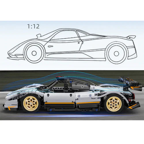 Hypercar Italienne Télécommandée 959 pièces