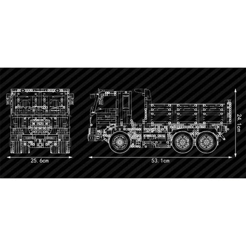 Camion à Benne Basculante 3 Axes Télécommandé 3205 pièces