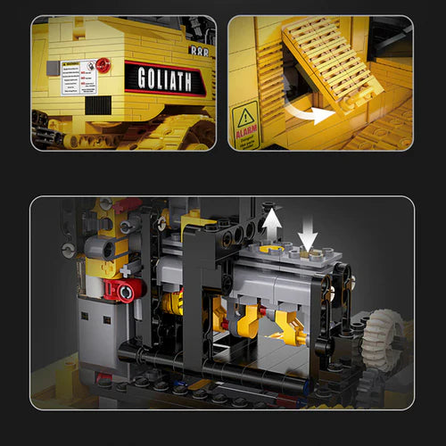 Bulldozer Goliath Télécommandé 2825 pièces