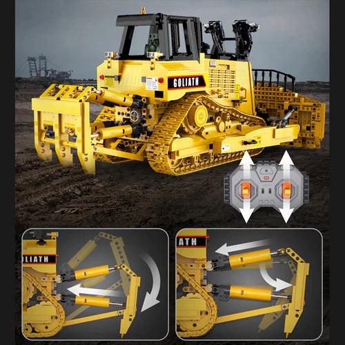 Bulldozer Goliath Télécommandé 2825 pièces