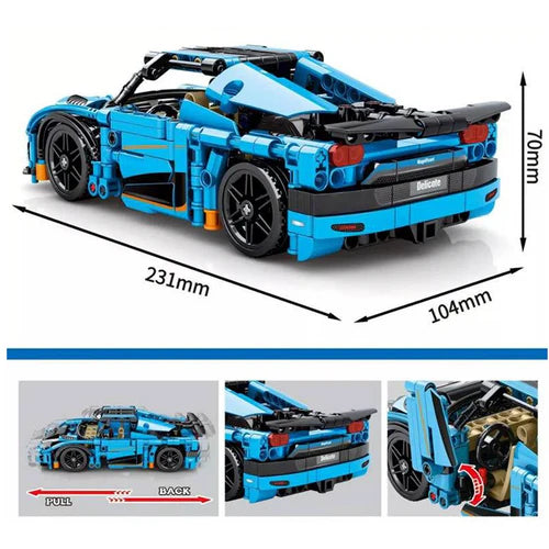 Hypercar Suédoise 526 pièces