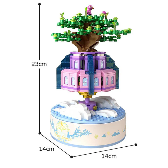 Boîte à musique "City in the Sky" 457 pièces - AlloBrick