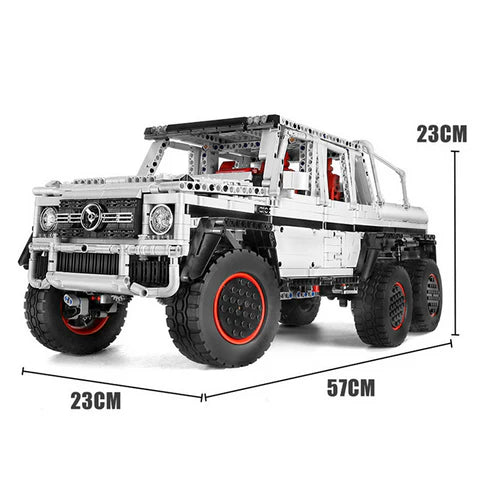 Voiture Allemande 6x6 Roues Télécommandée 3685 pièces