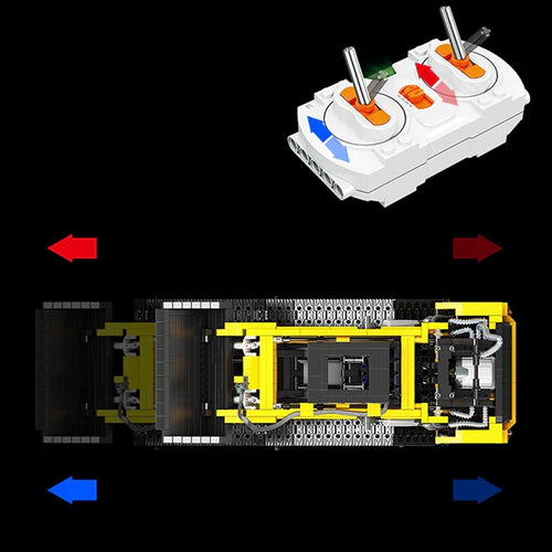 Chargeuse Compacte sur Chenilles Télécommandée 1800 pièces