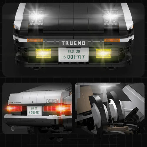 Initial D AE86 Télécommandée 1233 pièces