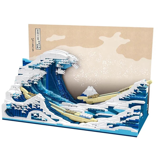 La Grande Vague de Kanagawa 1829 pièces - AlloBrick