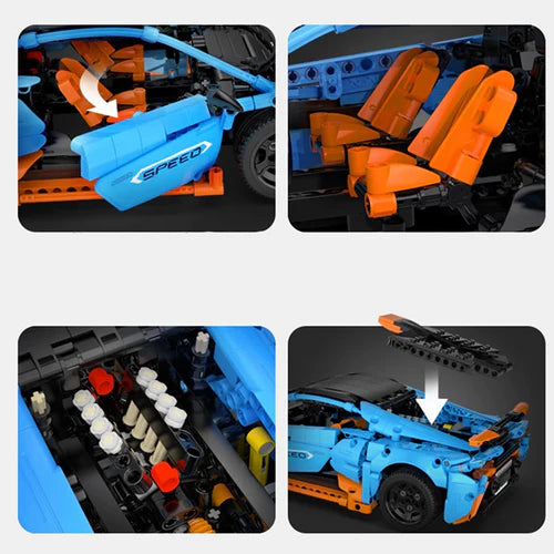 Voiture de Sport Italienne Télécommandée 1120 pièces