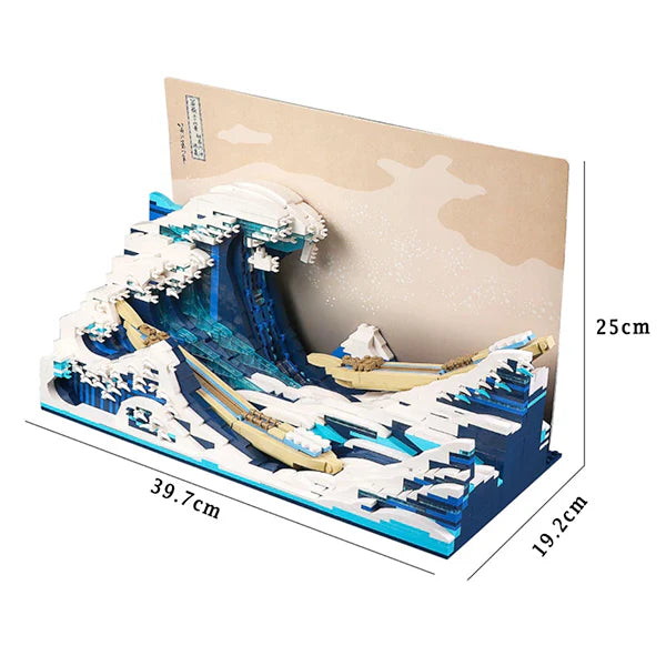 La Grande Vague de Kanagawa 1829 pièces - AlloBrick