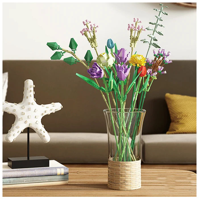 Bouquet de fleurs 999 pièces - AlloBrick