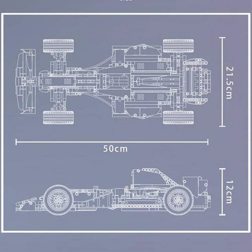 F1 Monoplace Télécommandée V10 Era 1138 pièces