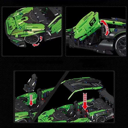 Voiture de Course Italienne Télécommandée 1643 pièces