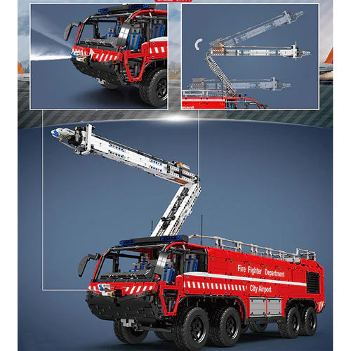 Camion de Pompier de l'Aéroport 6653 pièces