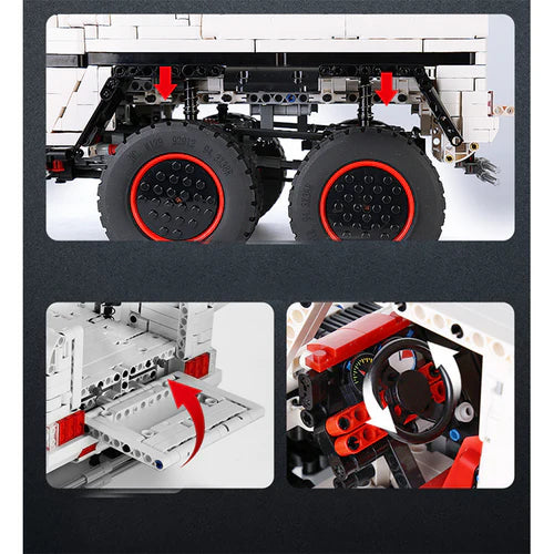 Voiture Allemande 6x6 Roues Télécommandée 3685 pièces