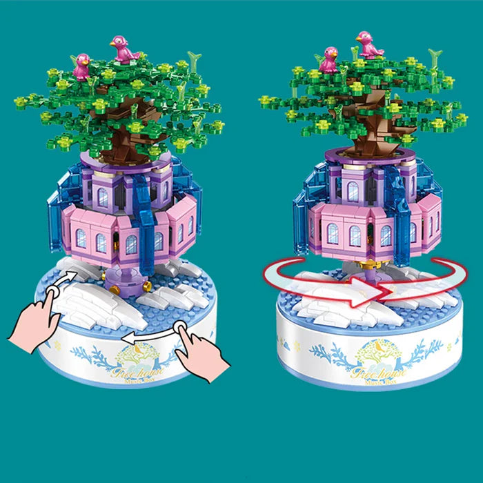 Boîte à musique "City in the Sky" 457 pièces - AlloBrick