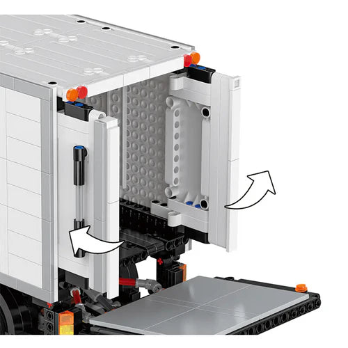 Camion de Livraison Télécommandé 1754 pièces