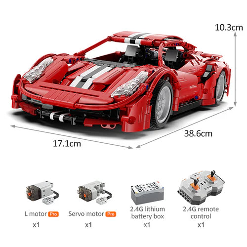 Voiture de Sport Italienne Télécommandée 1125 pièces