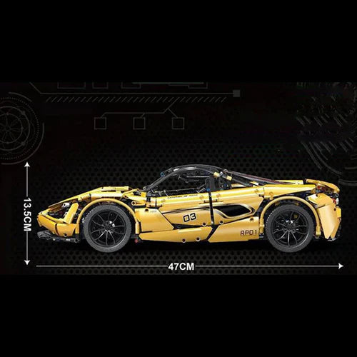 Supercar Britannique Jaune en Édition Limitée 3179 pièces