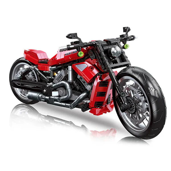 Moto Night Chopper Américain 848 pièces