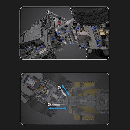 Camion à Benne Basculante Articulé 3066 pièces