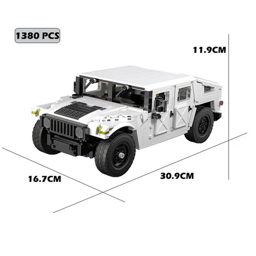 Humvee H1 Télécommandé 1380 pièces