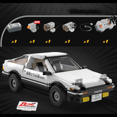 Initial D AE86 Télécommandée 1233 pièces