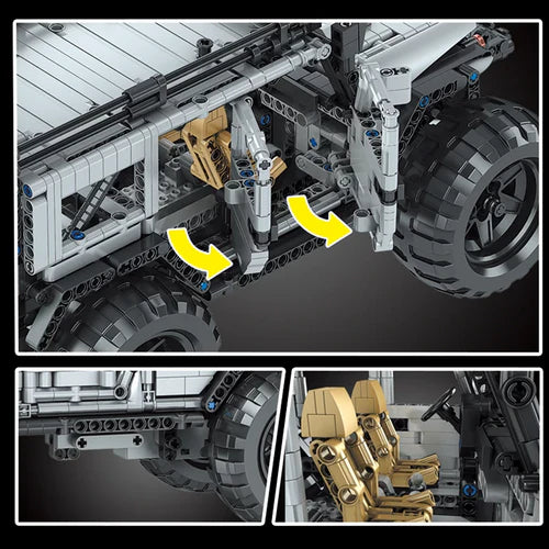 Véhicule Tout-Terrain Surdimensionné Télécommandé 1287 pièces
