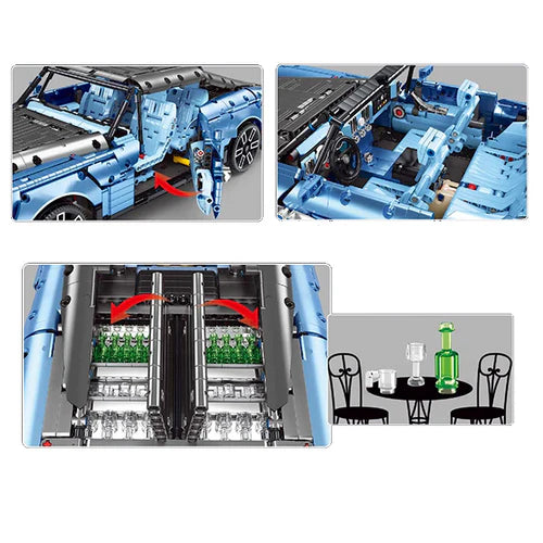 Rolls Bleu Télécommandée 2902 pièces