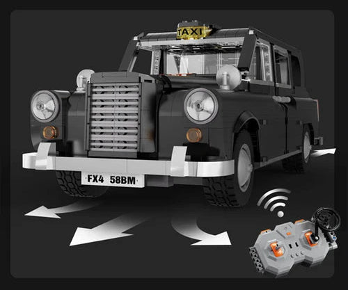 Taxi Londonien Télécommandé avec Cabine Téléphonique 1870 pièces
