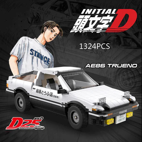 Initial D AE86 Télécommandée 1233 pièces