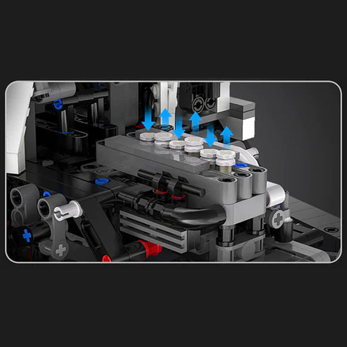 Camion à Benne Basculante Articulé 3066 pièces