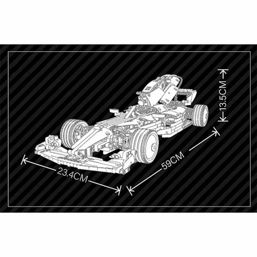 F1 Monoplace Télécommandée 1064 pièces