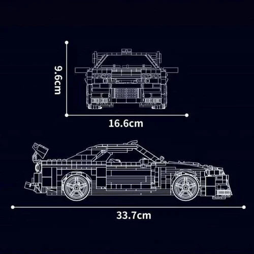 Godzilla R34 1470 pièces