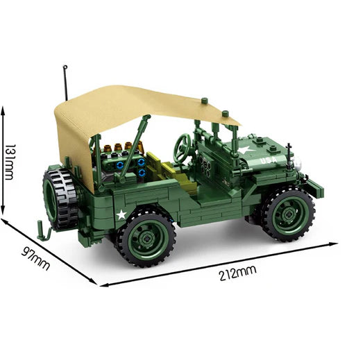 Jeep Militaire US Army 807 pièces