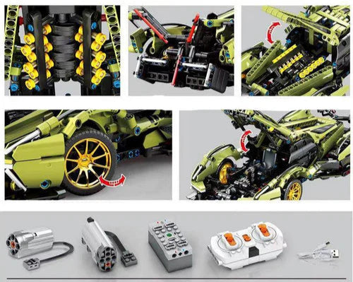 Voiture de Sport Italienne Télécommandée 1038 pièces