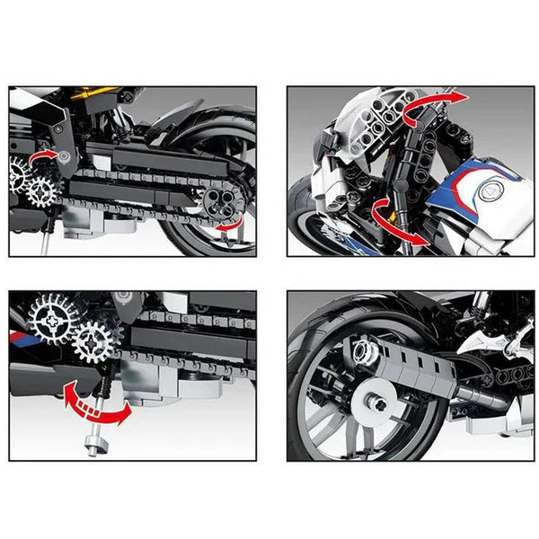 Moto Sportive 813 pièces