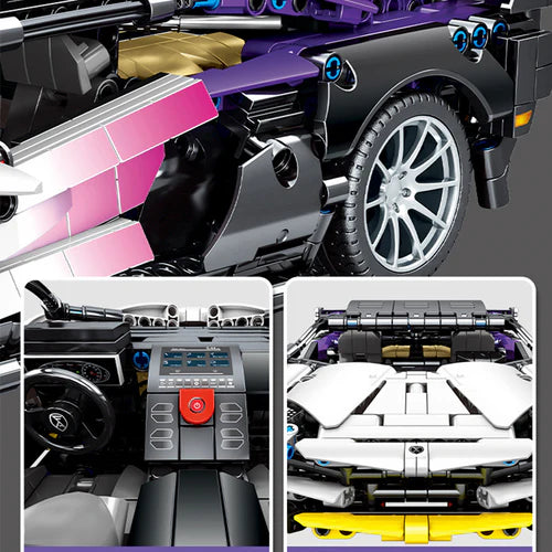 Voiture de Course Italienne Télécommandée 1337 pièces