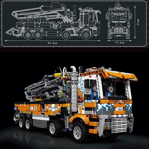 Camion Pompe à Béton Pneumatique 2105 pièces