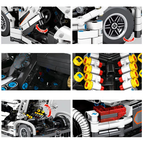 Hypercar Suédoise 1275 pièces