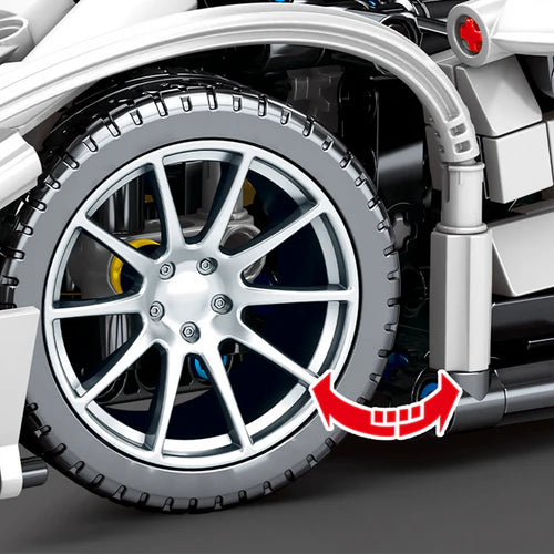 Voiture de Course Italienne Télécommandée 1337 pièces