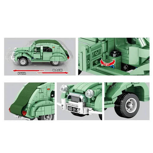 Citroen 2CV Beige à Friction 461 pièces