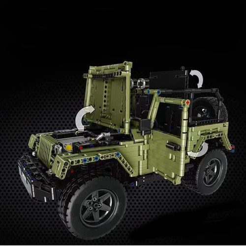 4x4 Jurassic Type Militaire Télécommandé 2048 pièces