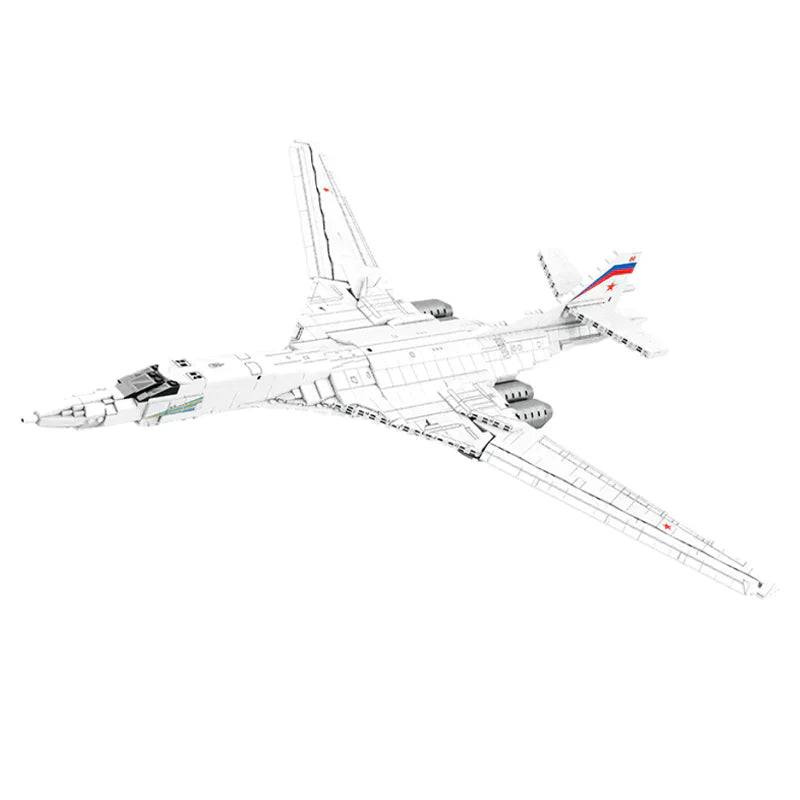 Bombardier Lourd Tu-160 Cygne Blanc 1597 pièces