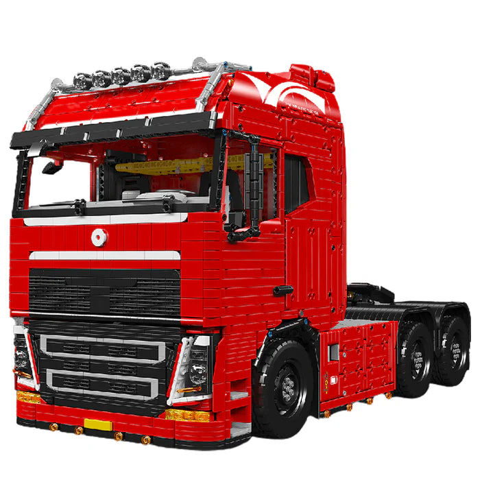 Camion XXL Télécommandé Rouge avec Remorque 8006 pièces