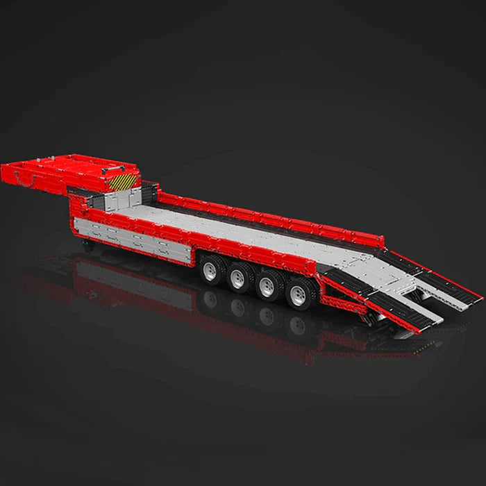 Camion XXL Télécommandé Rouge avec Remorque 8006 pièces