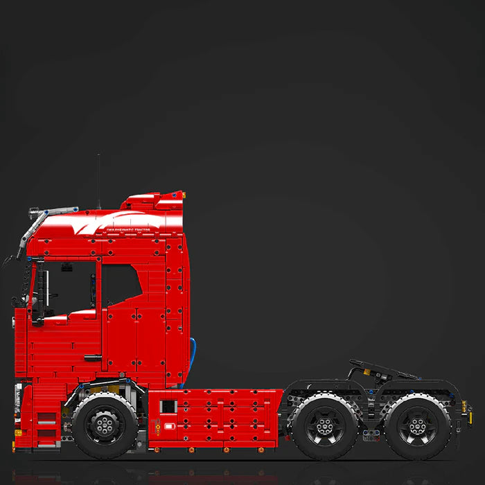 Camion XXL Télécommandé Rouge avec Remorque 8006 pièces