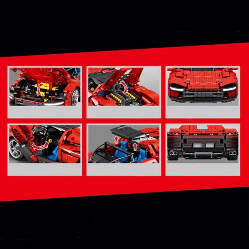 Hypercar Italienne Télécommandée 1482 pièces